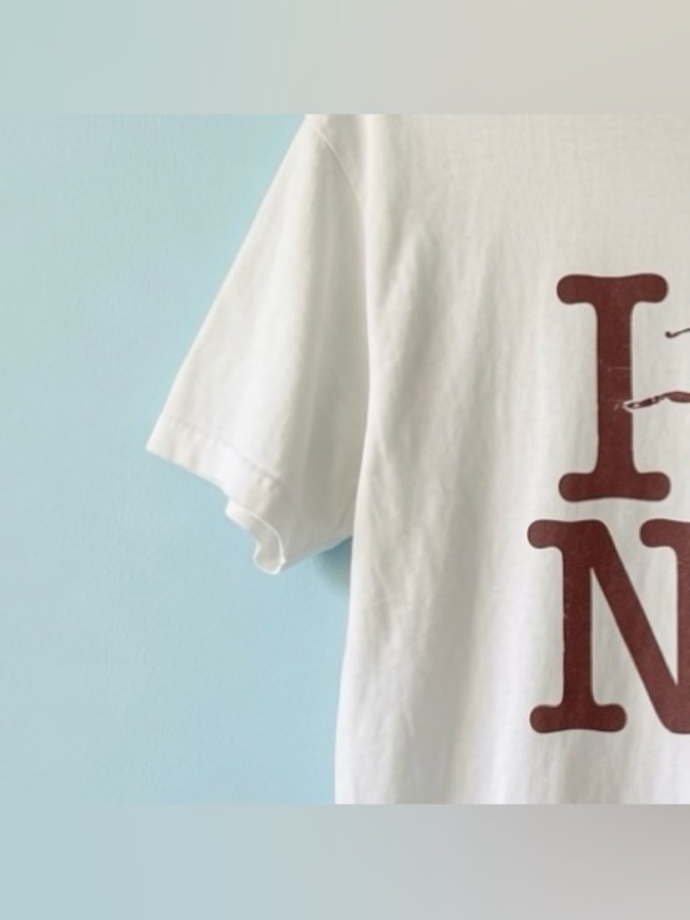 NK White Graphic Tee with Red Ladybug - Picture 3 of 5